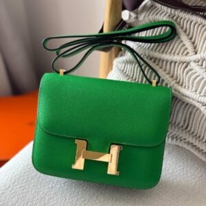 Hermes Constance 18 Bambou Green Epsom Leather - Dubai Luxury Items