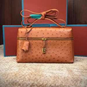 LORO PIANA Super Master Ostrich Leather Bag | Luxury Women's Handbag