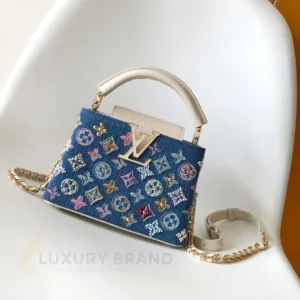 Louis Vuitton Capucines Denim Pouch | Super Master Quality