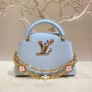LOUIS VUITTON Mini Capucines Bag | Taurillon Leather | Luxury Handbag