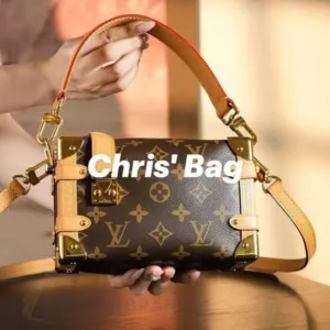 LOUIS VUITTON Side Trunk MM Bag Monogram Canvas | Luxury Crossbody Bag