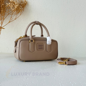 MIU MIU Arcadie Leather Bag | Structured Designer Handbag | Luxury Crossbody Bag