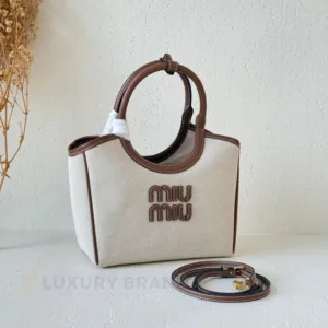 MIU MIU Ivy Leather Tote Bag | Super Master Quality | Luxury Women's Handbag