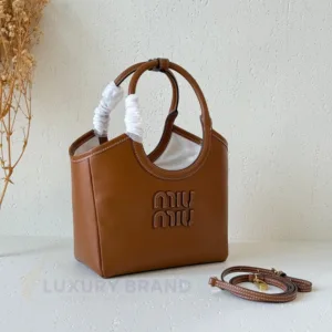 MIU MIU Ivy Leather Tote Bag | Super Master Quality | Miu Miu