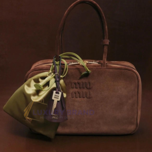 Miu Miu Suede Beau Bag | Iconic Twist-Lock Clutch | Luxury Shoulder Bag