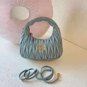 MIU MIU Wander Bag in Leather | Quilted Shoulder Bag | MIU MIU