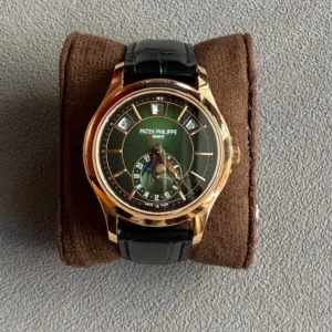 Patek Philippe Complications 5205R-011 Olive Green Sunburst Dial Annual Calendar