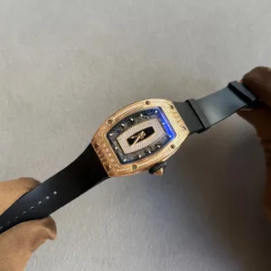 Richard Mille RM 007 07-01 'Ladies' Rose Gold Diamond Set Jasper Dial