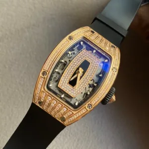 Richard Mille RM 007 07-01 'Ladies' Rose Gold Diamond Set Jasper Dial