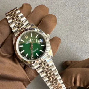 Rolex Datejust 41 Ombre’ Green Fluted Jubilee 12634