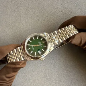 Rolex Datejust 41 Ombre’ Green Fluted Jubilee 12634