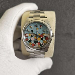 Rolex Oyster Perpetual 41 Celebration Dial New 2023 Releas 124300 Turquoise Colur Ful Dial