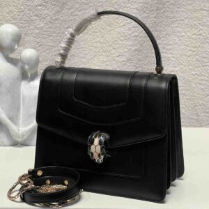 Shop BVLGARI Serpenti Forever Top Handle Bag Medium | Bags Dubai