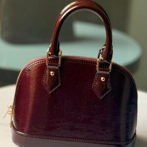Shop Louis Vuitton Alma BB Burgundy Leather Luxury Bags in UAE