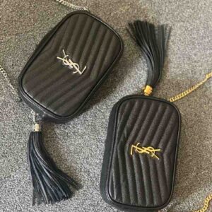 Shop YSL Mini Lou Quilted Leather Crossbody Bag | Bags Dubai