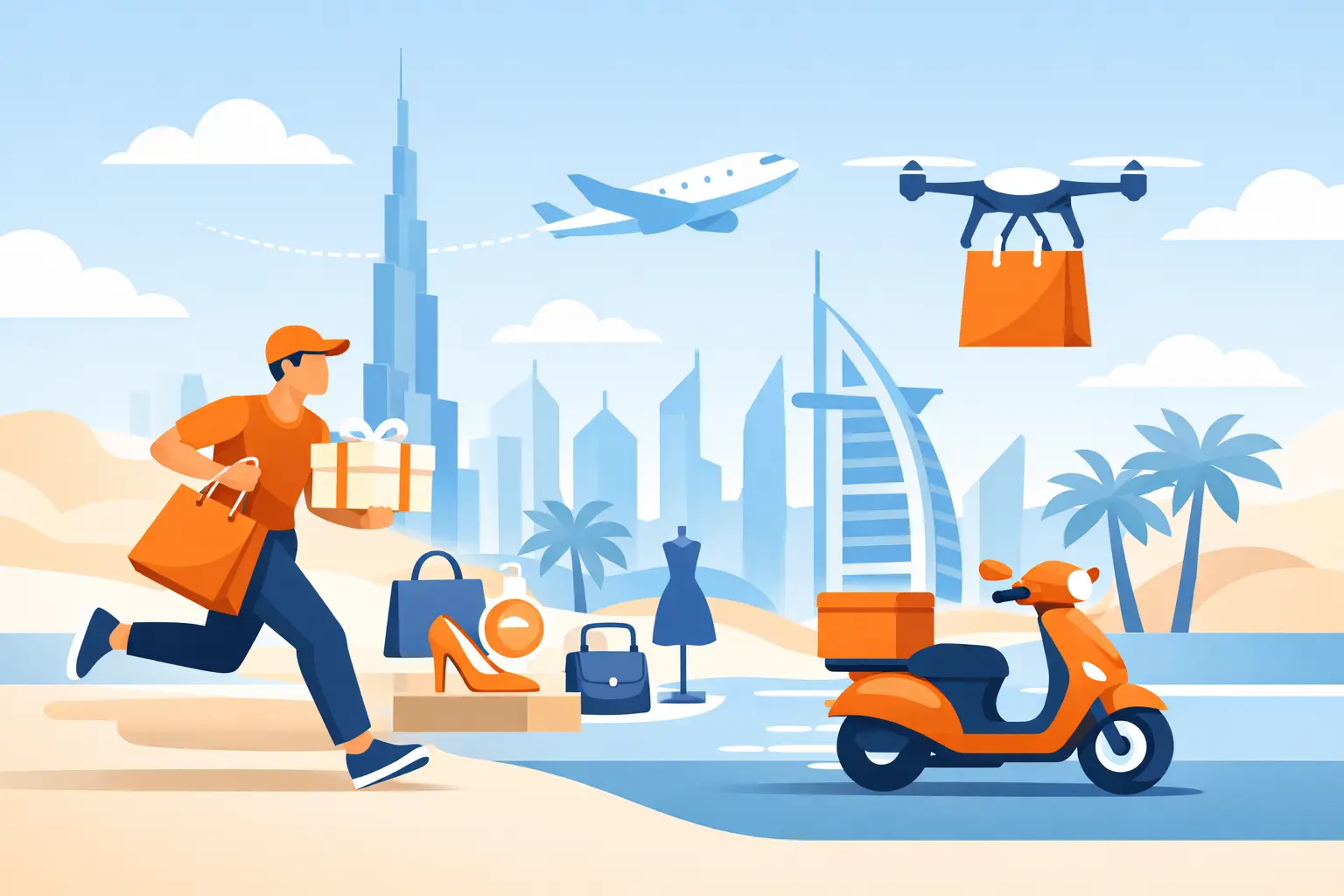 Same Day Fashion Delivery Service in Dubai